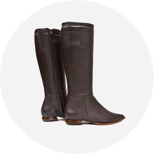 bota marrom cafe de cano alto e salto baixo 5005 a 3