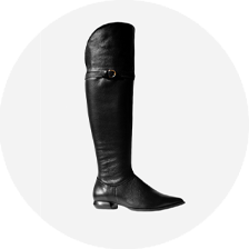 bota over preta de cano alto e salto baixo 5018 b 2